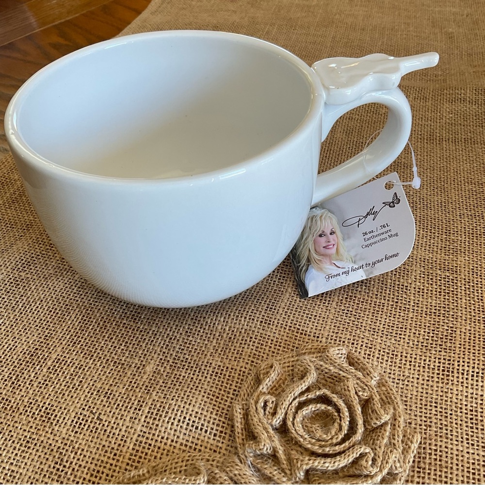 NWT Dolly Earthenware Cappuccino Mug